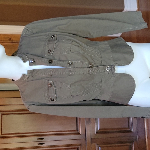 Faded Glory Jackets & Blazers - Faded Glory Military Jacket Size 10 Green